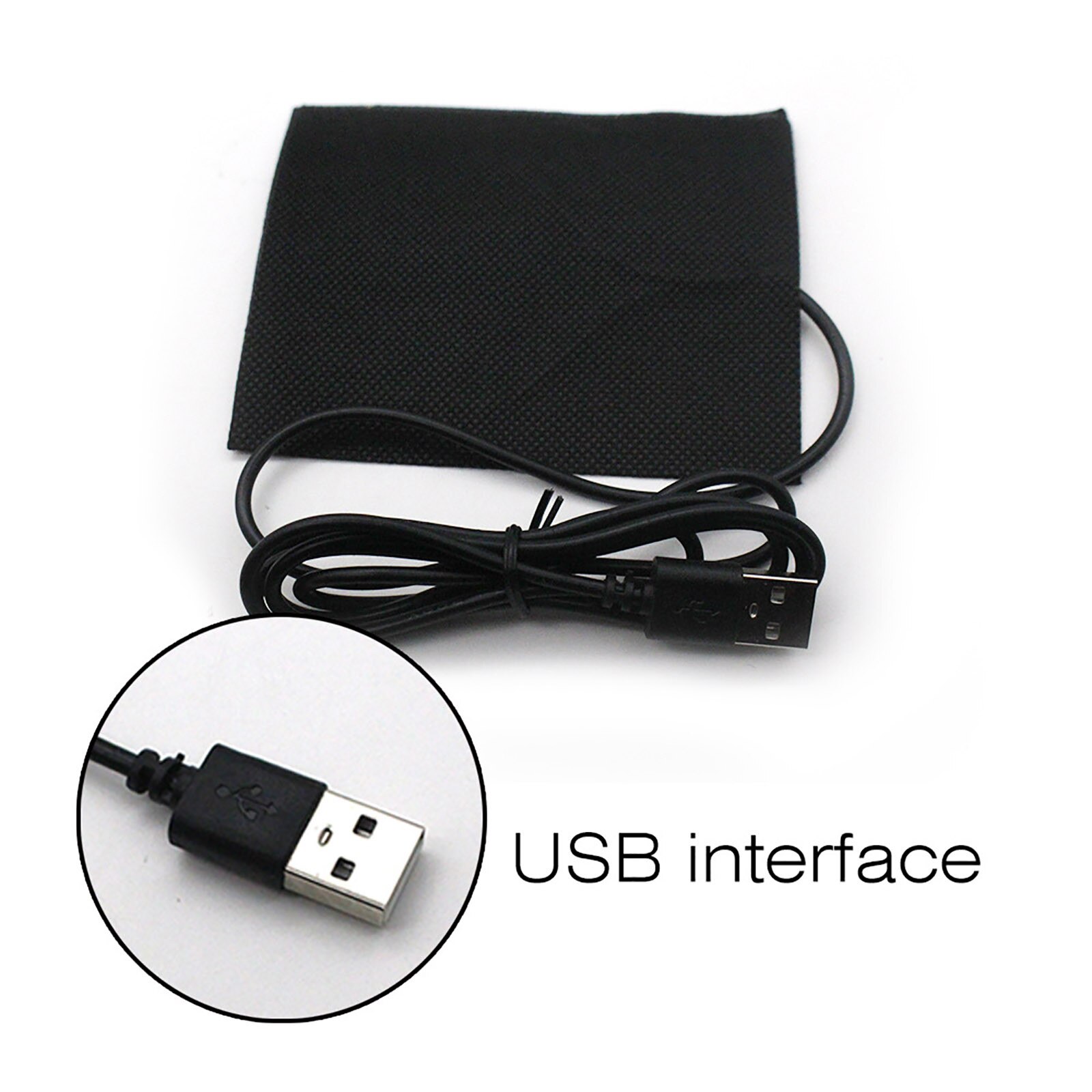 Usb Opgeladen Vest Donsjack Verwarming Film Kleding Pad Winter Elektrische Verwarming Vel Verwarming Warmer Pads Voor Vest Jas