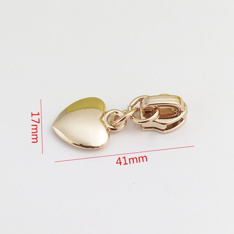 5 pièces 5 # fermeture métallique pour fermetures à glissière en Nylon sac vêtements Zipps tête tire Zip Kits de réparation bricolage accessoires de couture: No9