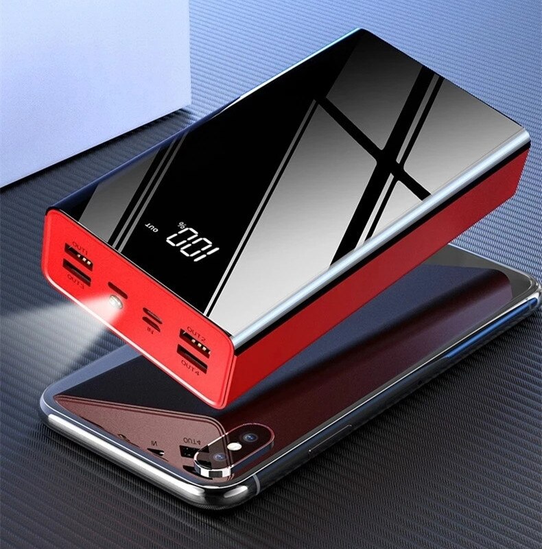 100000mAh Power Bank o dużej pojemności podróży na zewnątrz przenośne szybkie ładowanie 100000mAh Poverbank dla Xiaomi Samsung IPhone