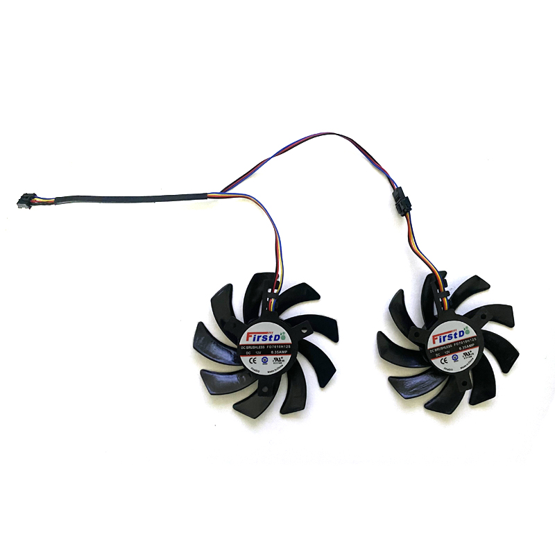 Graphics Video Card Fan VAPOR-X R9 270X 2G GDDR5 OC With Boost GPU FAN For Sapphire R9-370X/270/280/280X/285X Cooler Cooling Fan