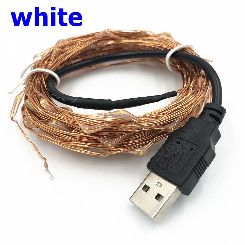Tongdaytech 100/200/300 led ulkona aurinkolamppu merkkijono valot joulujuhla seppele aurinkopuutarha  ip65 vedenpitävä valo: Usb valkoinen / 31m 300 led