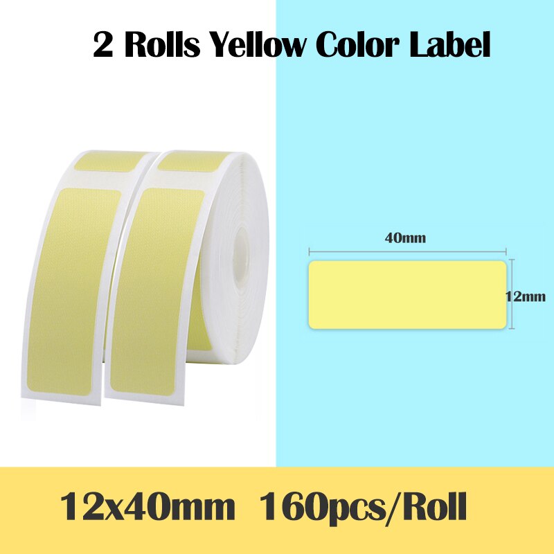 Niimbot D11 Afdrukken Label Artikelen Waterdicht Anti-Olie Scheurbestendig Prijs Label Pure Kleur Krasbestendig Label papier: C9