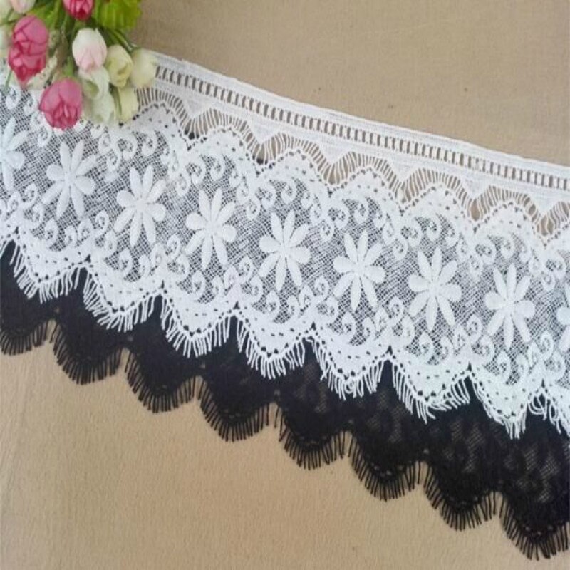 Cinta De Encaje Blanco De 15 Metros - 2 Cm Ancho, Para Manualidades, Bodas Y Decoración