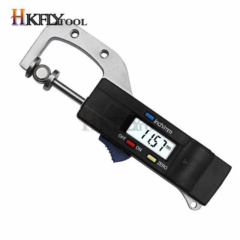 Jauge numérique d'épaisseur horizontale 0-25mm, micromètre de mesure de diamètre rond en métal, règle de perles pour bijoux 0.01mm