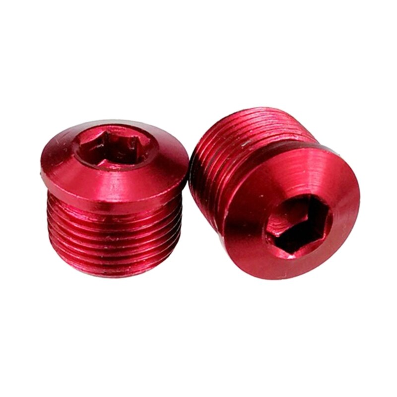 Fiets pedaal hoes fiets pedaal reparatie onderdelen roestbestendig fiets lager pedaal hoes  h58d: Rood