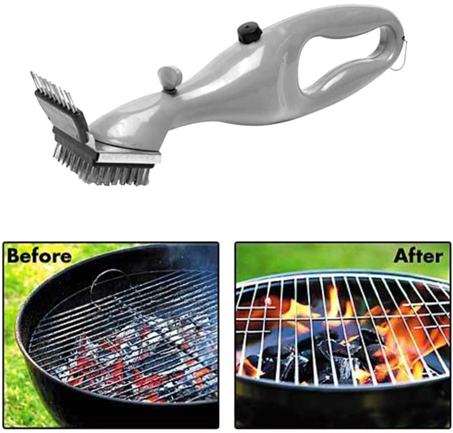 Brosse de nettoyage à vapeur pour Barbecue papa, accessoire de nettoyage pour charbon de bois avec accessoires de gaz à vapeur, outils de cuisine