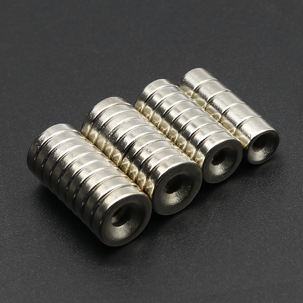 Superstarker runder Magnet mit Löchern, Kühlschrankmagnet für Kühlschrank, Heimwerken, Gebäude, Wissenschaftliche, Bastelarbeiten und Büromagnete