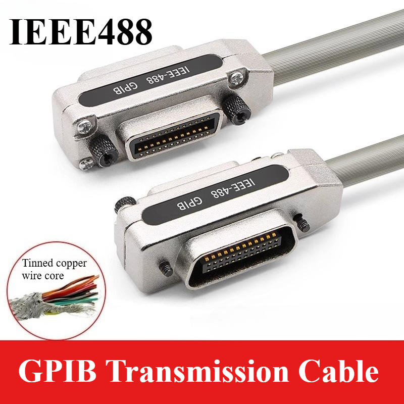 IEEE488 Line Industrial Control Connection Motherboard Wire Accessories GPIB Cable GPIB Transmission Cord 1//2/3/5/8 meters: Ivory