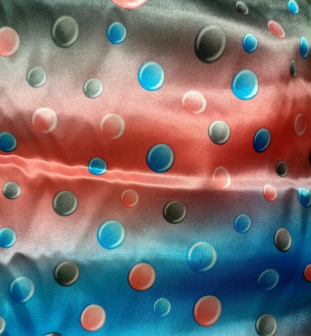 Tira de satén étnico tejido cinta Material brillante Charmeuse poliéster Tilda Material de la bufanda: D2