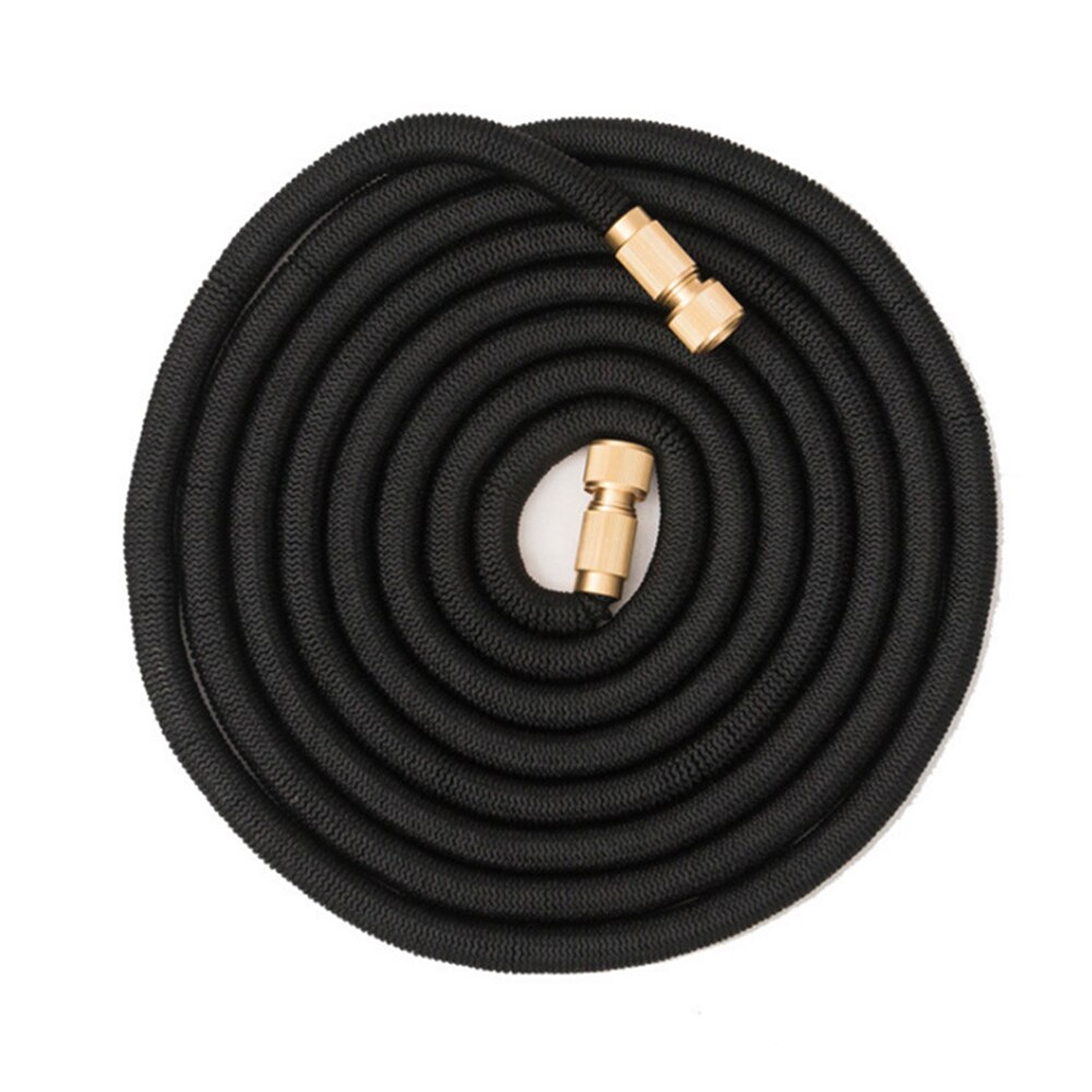 25/50/70/100FT retractable garden hose hose garden gardening watering hose with 8 nozzles 3/4" brass connector