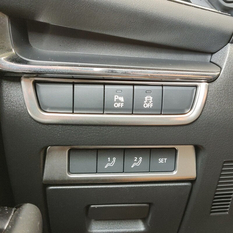 Accesorios para mazda 3, mazda3 , axela, hatchback, sedán, accesorios para interiores, cubierta de control de estabilizador de carrocería de coche, embellecedor