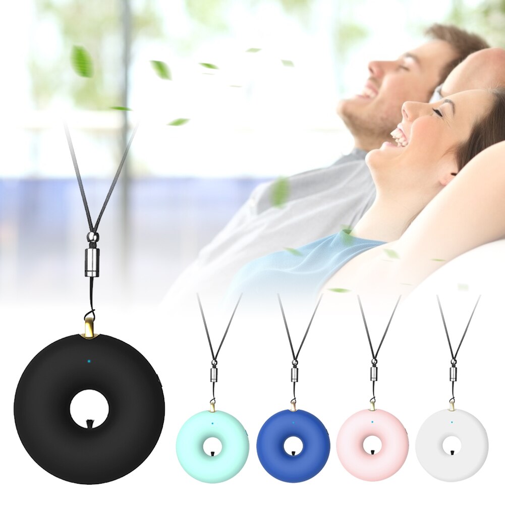 Portable Air Purifier Mini Neck Hanging Negative Ion Air Cleaner Wearable Air Purifier for Kids Adults Fast