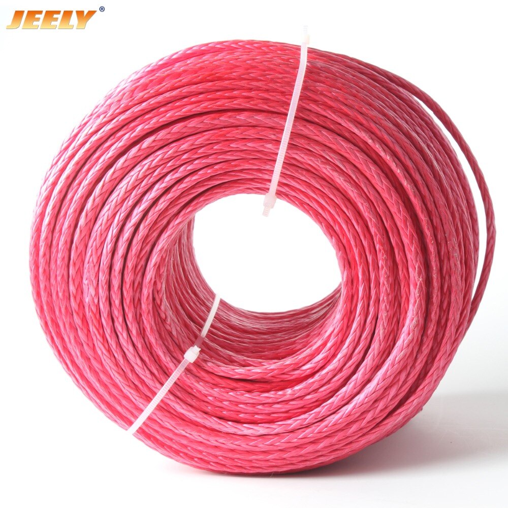 Jeely 6mm 5m/10m purjelentokoneen hinausköydet uhmwpe köysi 3260kg vinssiköydet