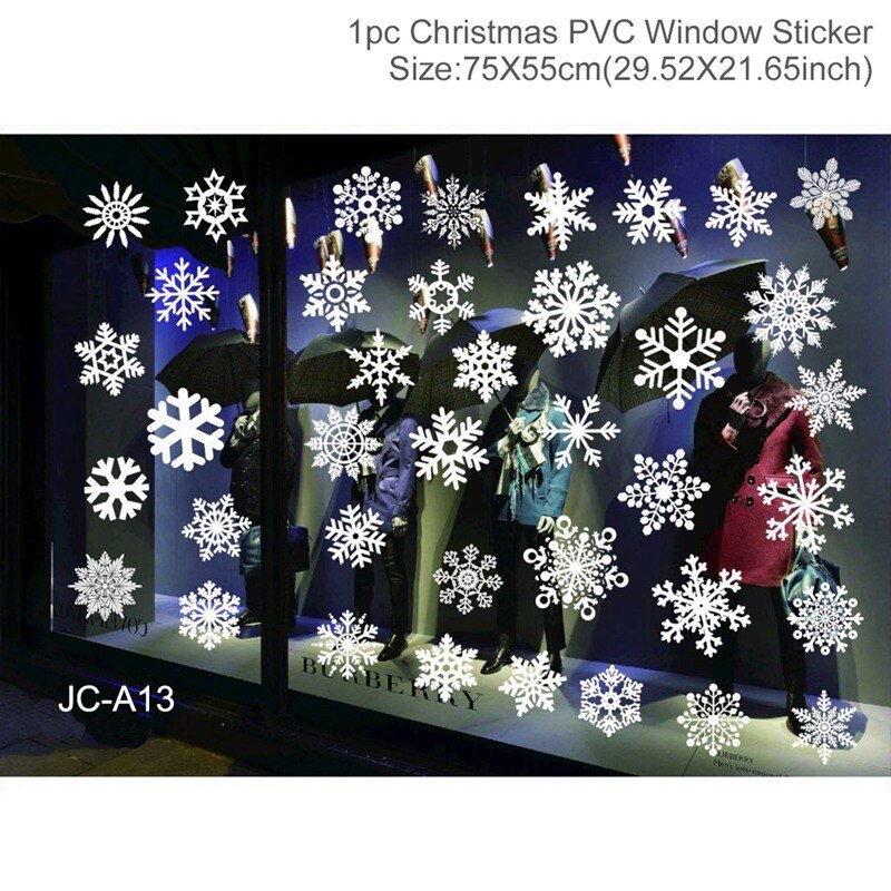 Frohe Weihnachten Zauberstab Aufkleber Fenster Glas Aufkleber Hause Weihnachten Dekorationen Weihnachten Ornamente Weihnachten Neue Jahr Wohnkultur: 10