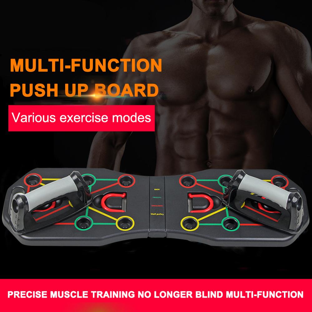 Multi-function Body Building Workout Exercise Push Up Stand Abdominal Chest Muscle Triceps Trainer Board Fitness Equipment