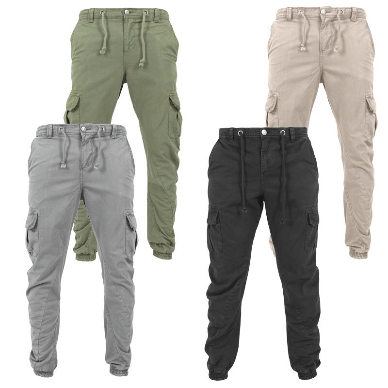 Men Casual Pants Sportswear Joggers Trousers Black Fitness Gym Clothing With Pockets Leisure Sweatpants