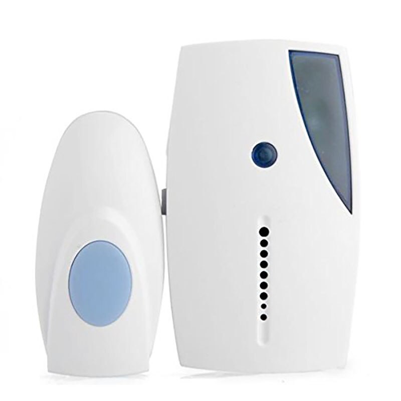 Smart LED Indication Wireless Chime Music Door Bell Transmitter + Receiver 70-110M Range Remote Control Wireless Doorbell