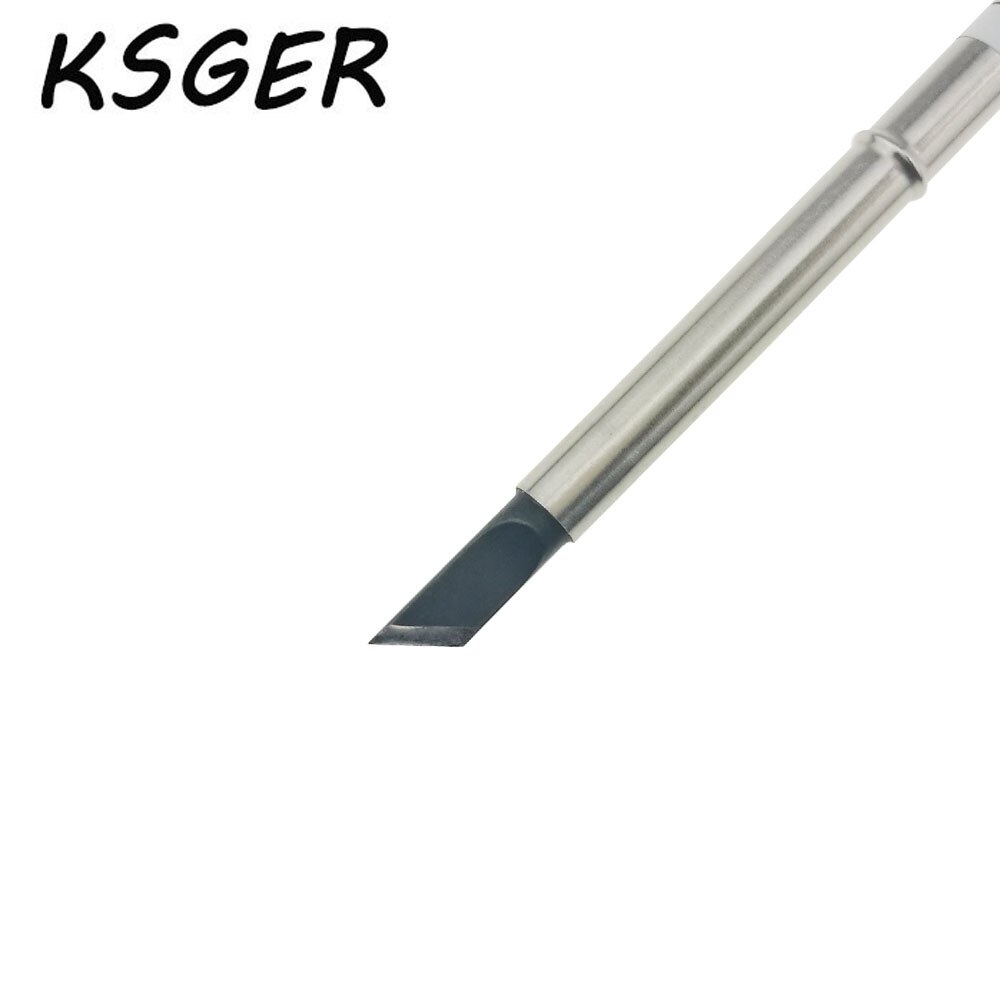 KSGER Black XA-Grade Lead-Free T12-K T12-ILS T12-J02 KU BC2 D16 D24 BL Electric Soldering Iron Tips For FX951 Soldering Station
