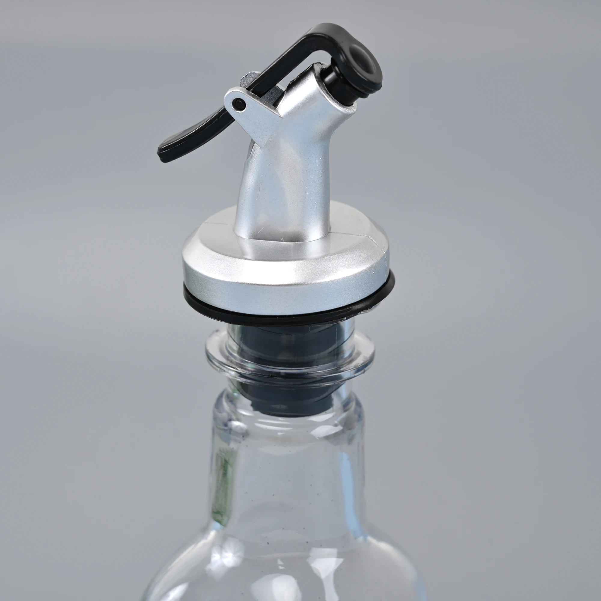 Bote de aceite de 150ML/250ML/500ML, botella de plástico a prueba de fugas para condimentos de cocina, salsa de soja, vinagre, botella de aceite de oliva transparente