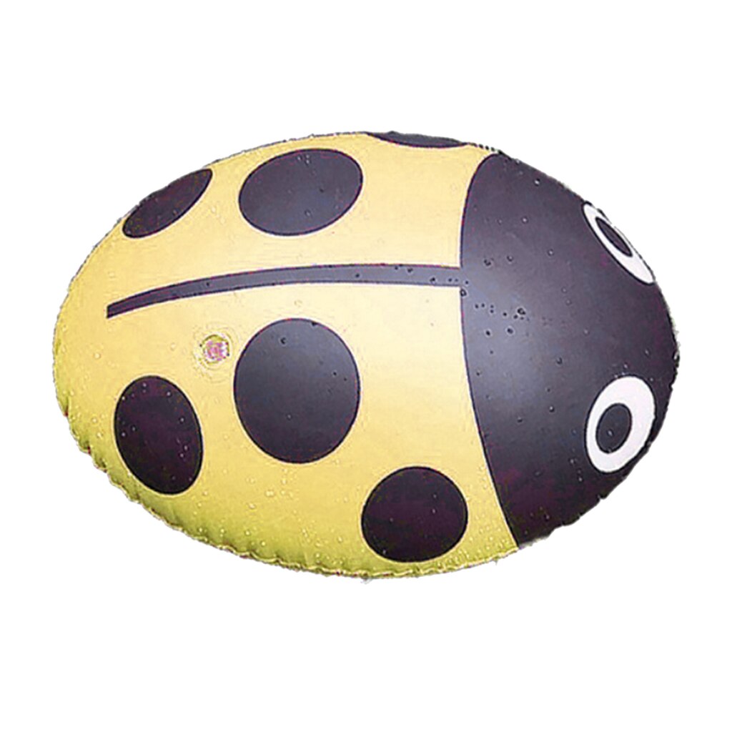 Bolsa de aire inflable para natación, boya flotante, bolsa de gas, Bola de flotación de mariquita: Yellow 45x35cm