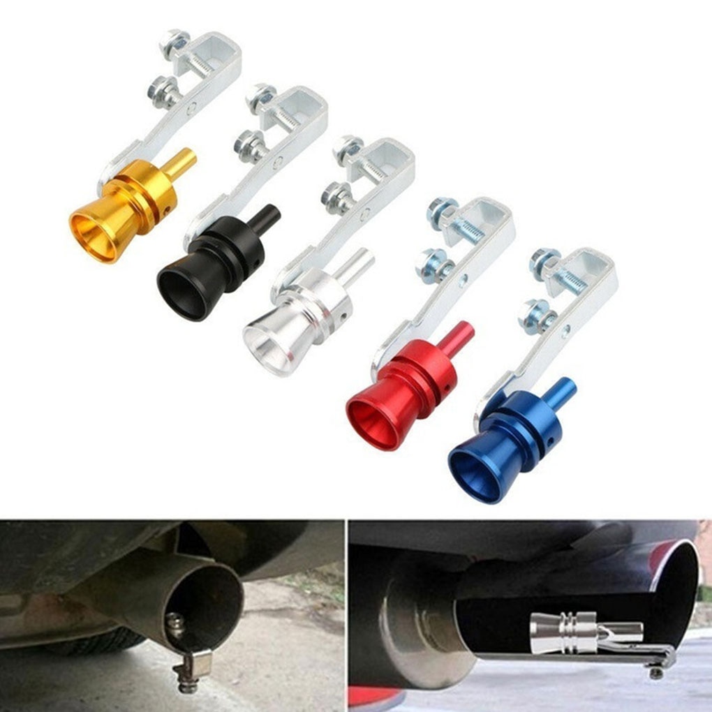 5 Colors Aluminum Alloy Turbo Whistle Universal Car Turbo Whistle Car Refitting Turbo Whistle Exhaust Pipe Sound Turbo Tail