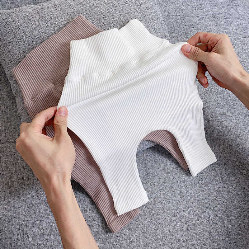 0-36M Baby Meisje & Jongen Leggings Kinderen Katoen Solide Kleur Regelmatige Mid Elasic Taille Leuke Broek
