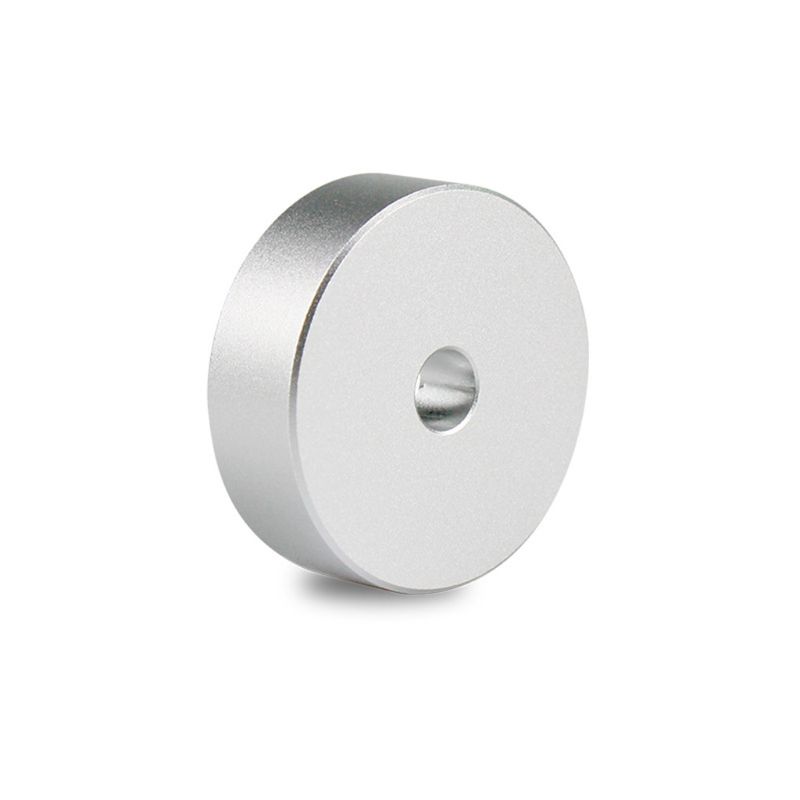 Record Turntable Adapter 45 RPM Aluminum Silver for 7" Vinyl Technics SL1200 Ser