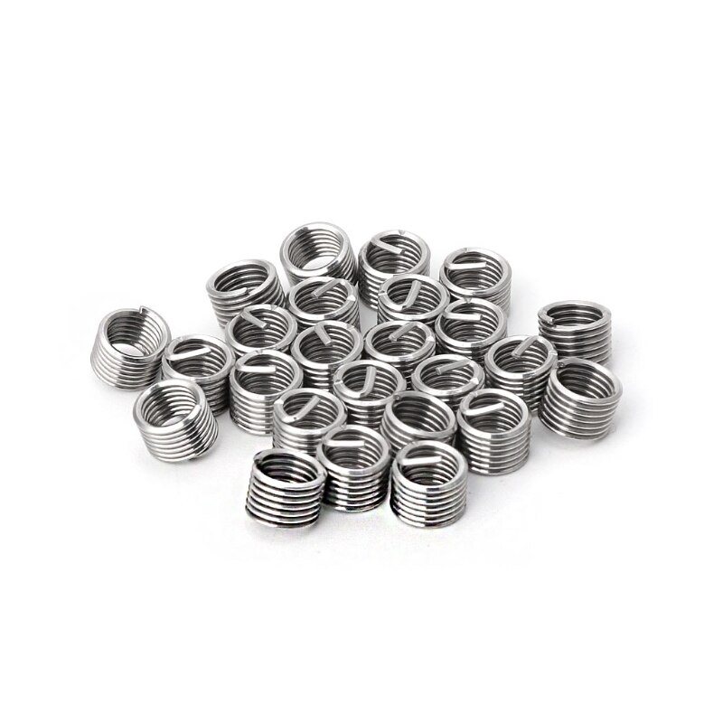 Herramienta de taladro de bobina Pro para coche, Kit métrico de inserción y reparación de bobinas M6 para reparación de automóviles de bobina helicoidal, herramientas gruesas de palanca, 30 Uds.