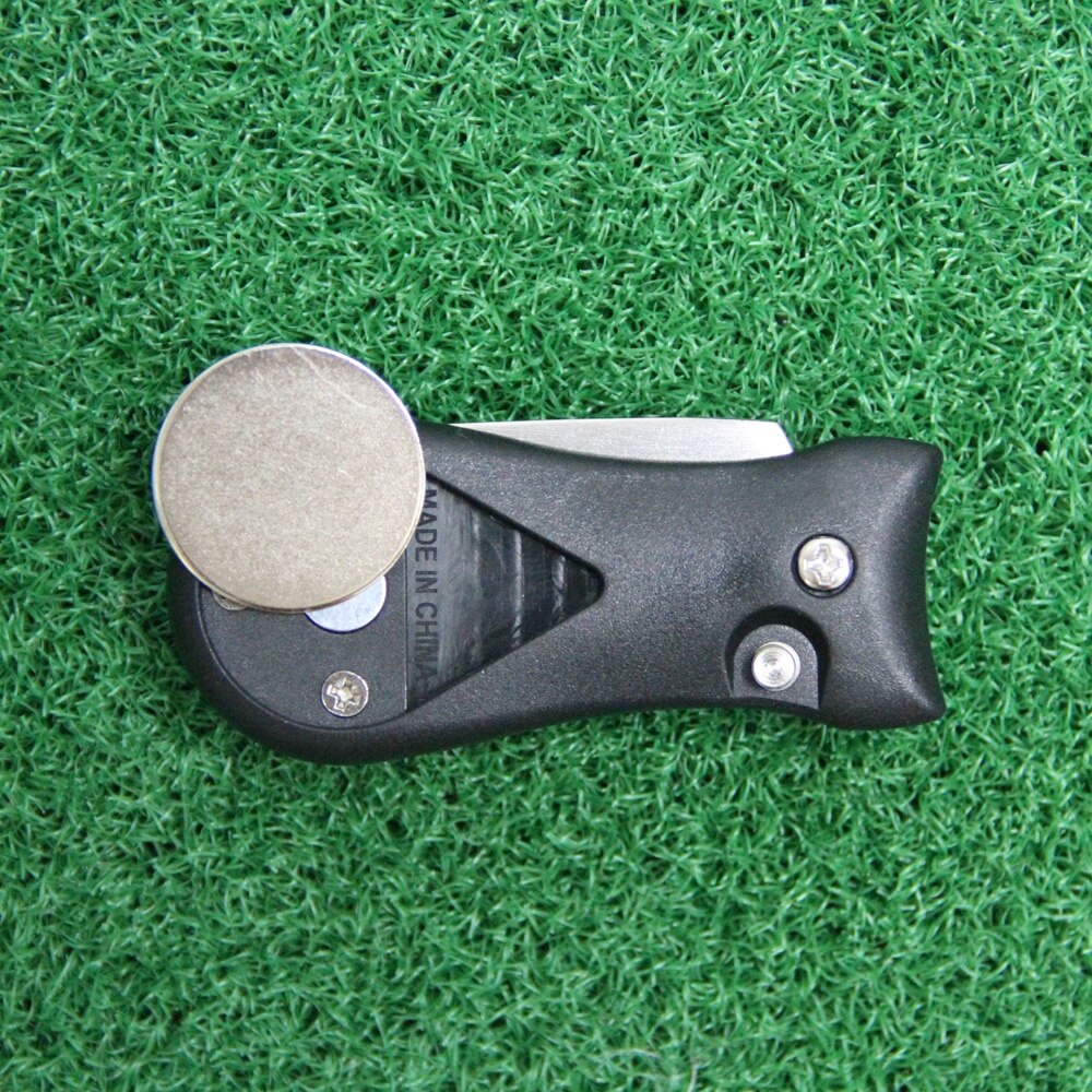 10Pcs Foldable Golf Divot Repair Tool Stainless Steel Ball Marker Golf Pitch Fork Putting Golfer Training Accessory