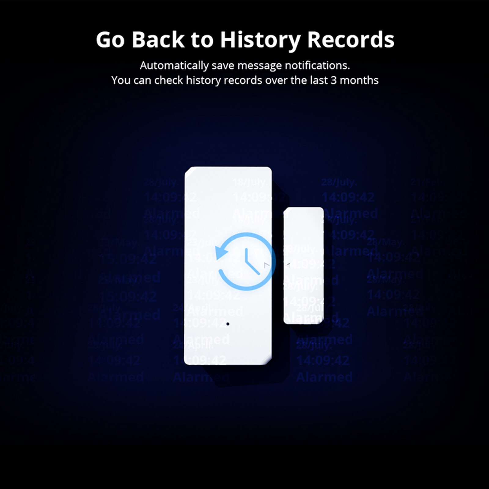 10PCS SONOFF DW2-RF-433MHZ Sensor Door Window Alarm Sensor RF 433Mhz Wireless Automation Anti-Theft Alarm Compatible With RF