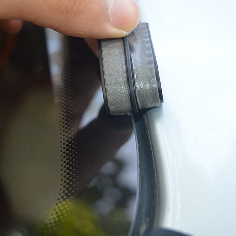 100cm Car Roof Protector Seal Noise Insulation Car Door Weatherstrip Front Rear Windshield Edge Sealing Strip Sticker Accessory