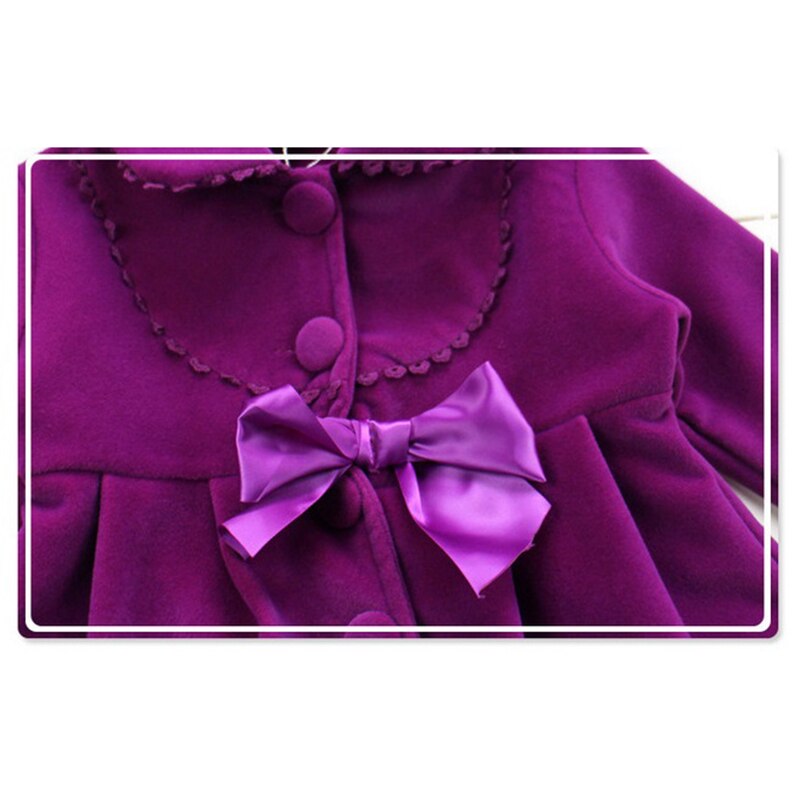 Giacca ragazza di Inverno Capretti del Cappotto Della Tuta Sportiva Del bambino dei bambini di Modo Della Ragazza Cappotto Caldo Imbottiture Giubbotti Dei Vestiti Dei Bambini 120