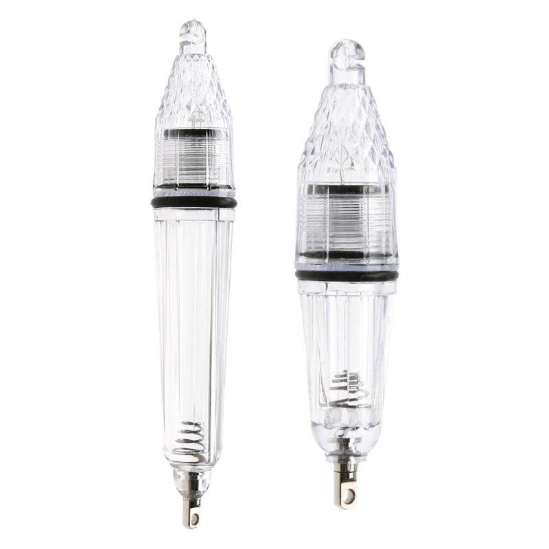 Deep Underwater Fish Attracting Lure LED Fishing Flash Light Bait Iscas soft bait Worm Grubs T Tail Wobblers Fishing Lures