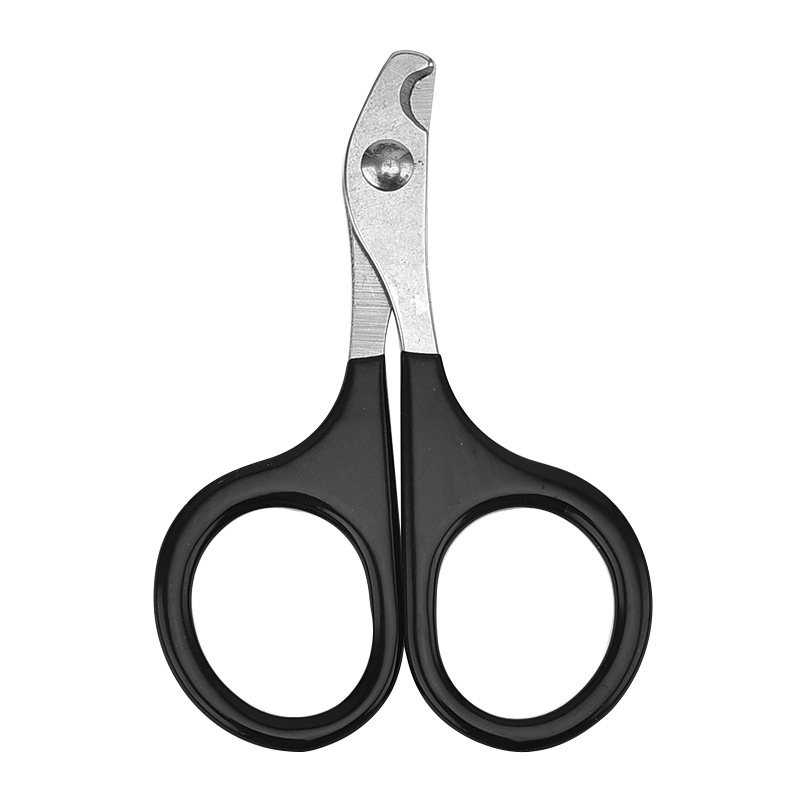 Pet Nail Clippers Cat Toe Claw Scissors Trimmer Pet Grooming Products Cat Nail Cleaning Tool For Small Puppy Dogs: black