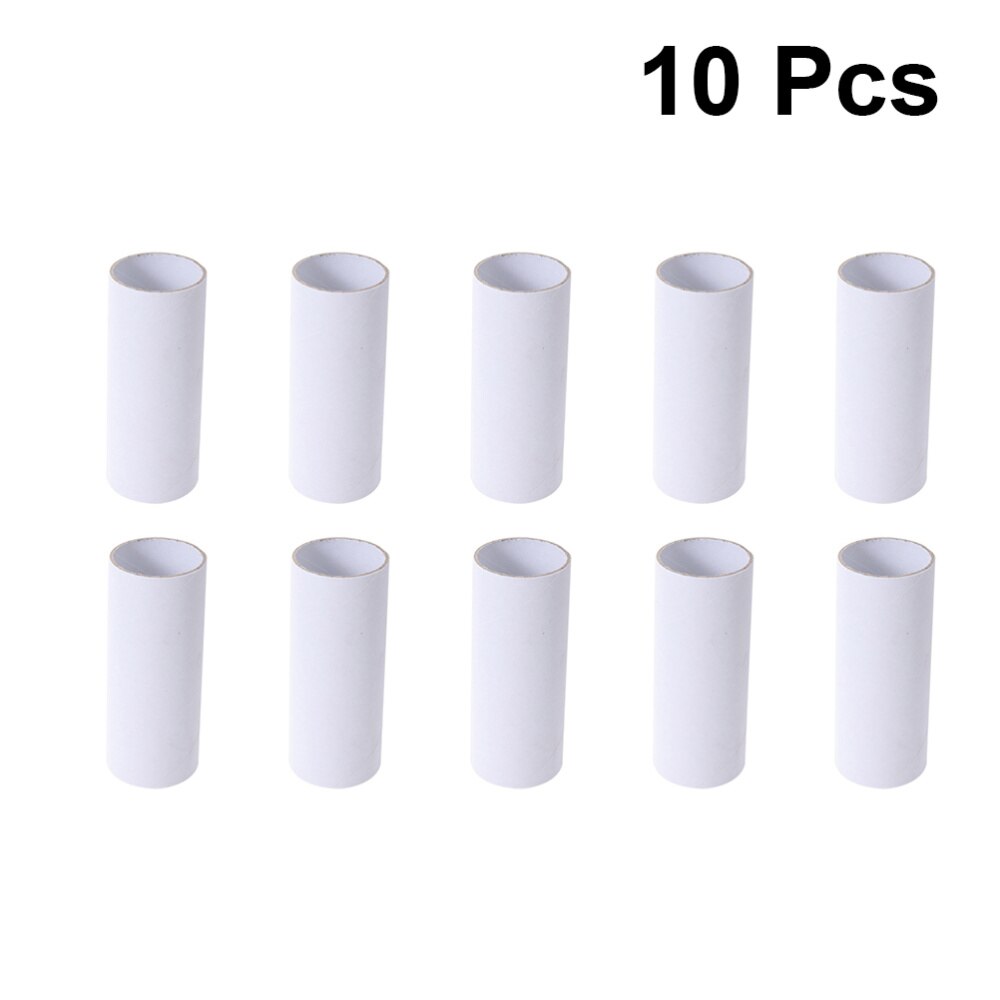 12pcs Kraft Paper Tubes Cardboard Tubes for Storage Art Drawings Posters Paintings Protector (White)