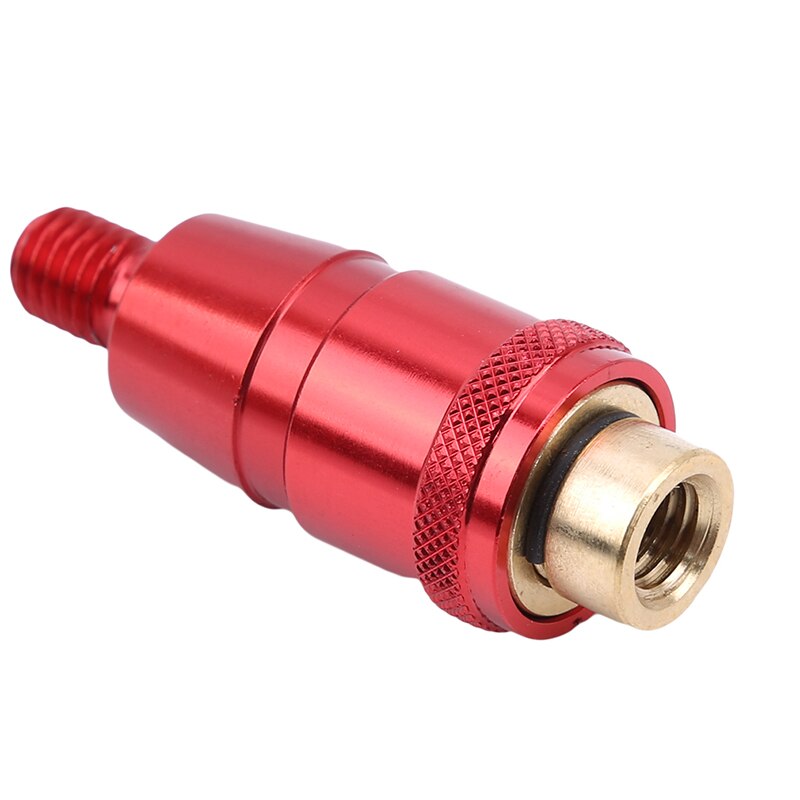 Fish Landing Net Dip Net Connector Quick Release Adapter To Prevent Fish Running anti-rotation Connector: Red wine