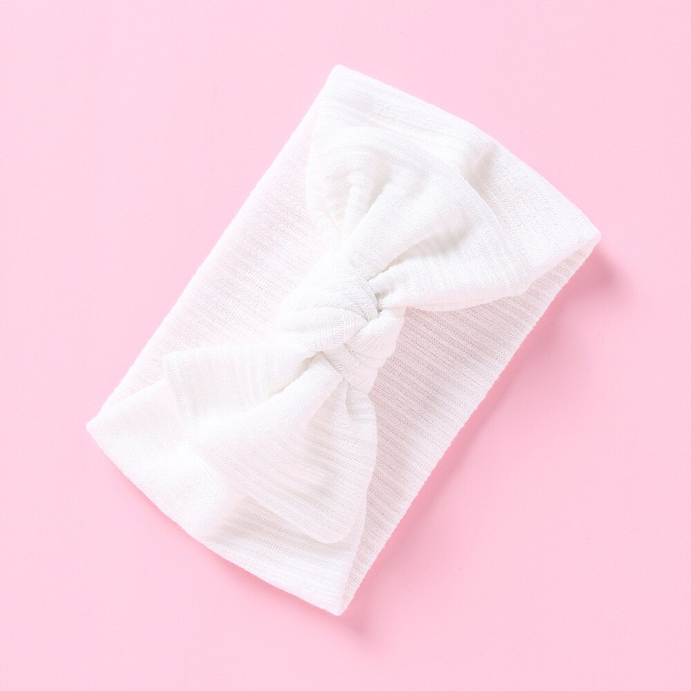 Winter Baby Hoofdband Wollen Meisjes Wide Headwrap Snoep Kleur Kinderen Oor Warmer Haarbanden Pasgeboren Tulband Zachte Hoofdbanden: 1