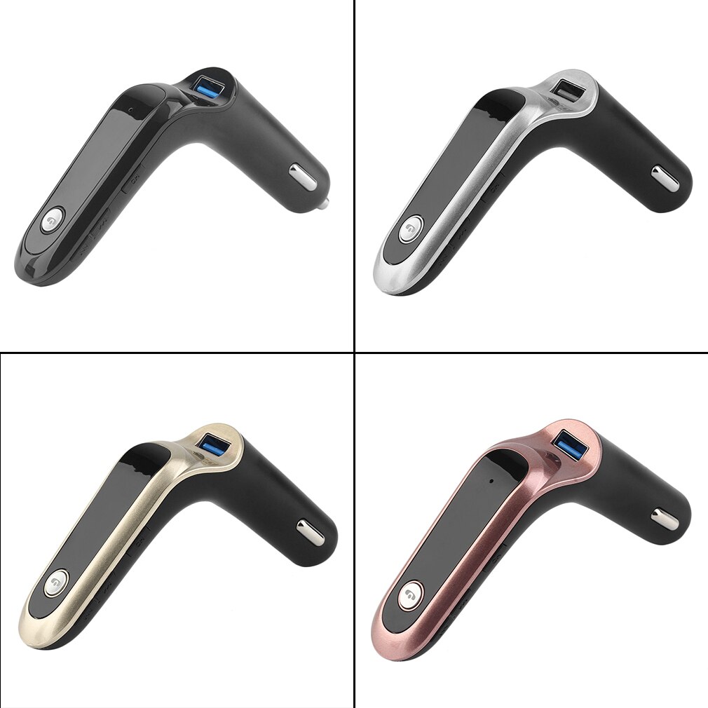 Portable Car Vehicle V4.0 MP3 Player FM Transmitter LCD Screen Display Radio Transmitter With Car Charging Function