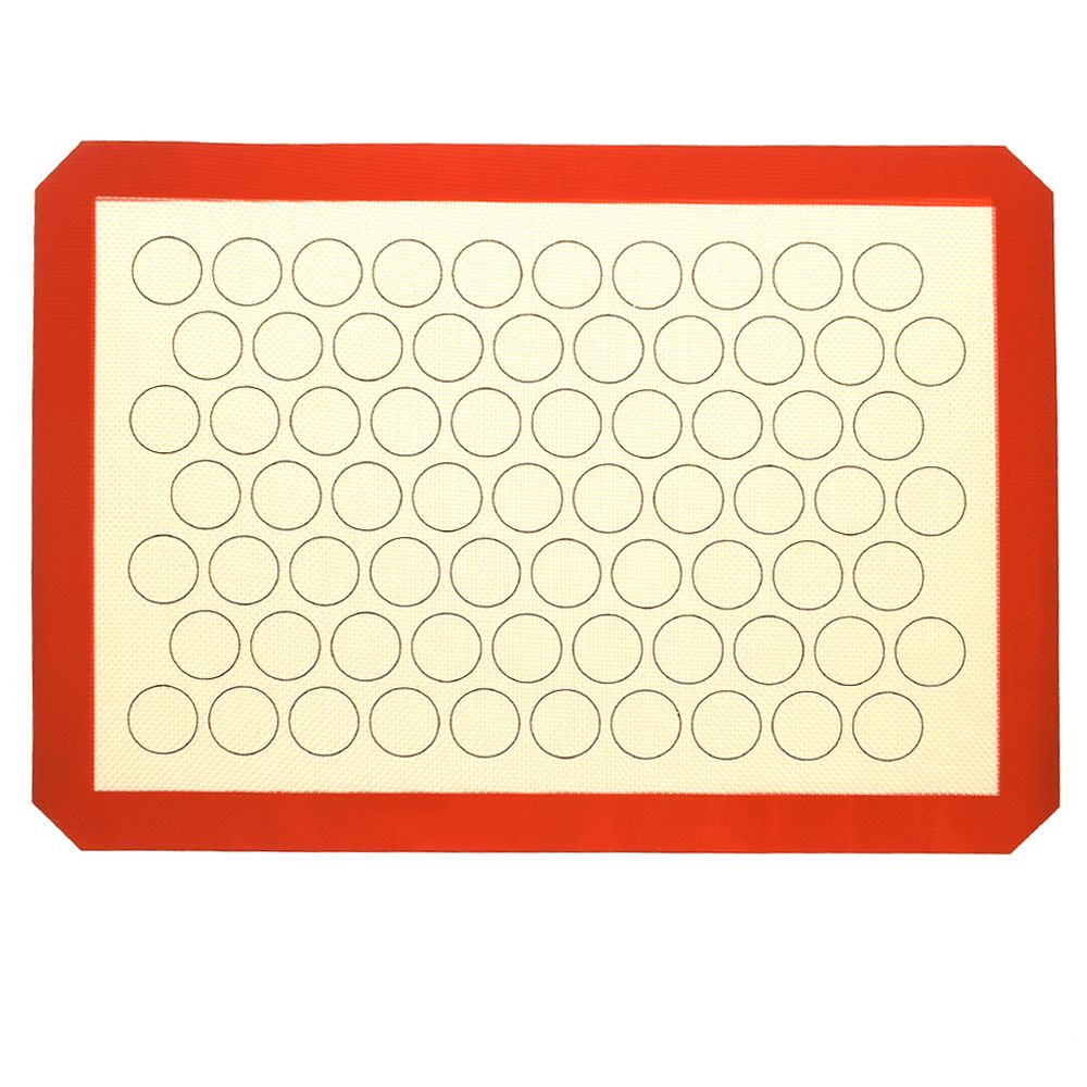 Non-stick Macaron Siliconen Bakken Mat Pad 42*29.5 cm Bakplaat Glasvezel Rolling Deeg mat Grote maat voor Cookie Macaron