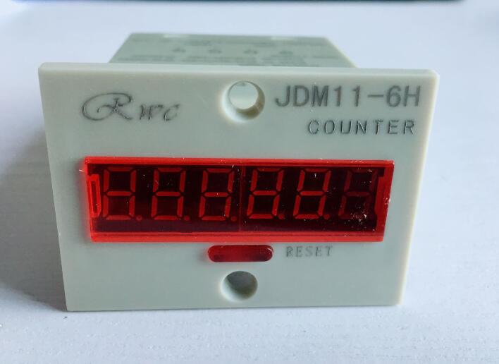 6 Ziffer Anzeige Elektronische Digital Zähler JDM11-6H industrielle zähler stromausfall speicher
