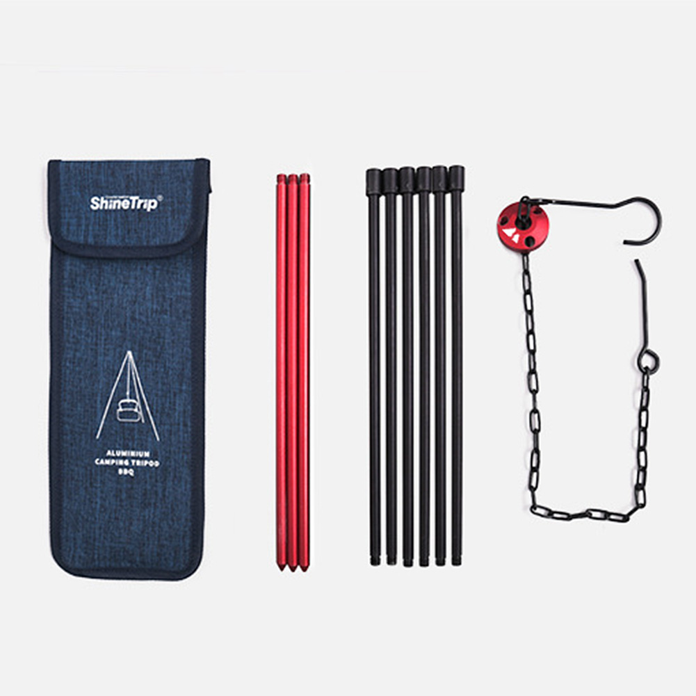 Camping Tripod Marching Triangle Support Hanging Cooking Pot Hiking Picnic Naturehike Travel Gadget 1PC Picnic Tripod