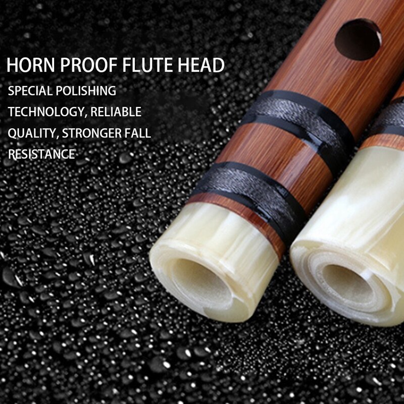 Bitter Bamboo Dizi Flute - Key of C - Beginner & Professional - 64cm - Chinese Traditional Woodwind Instrument