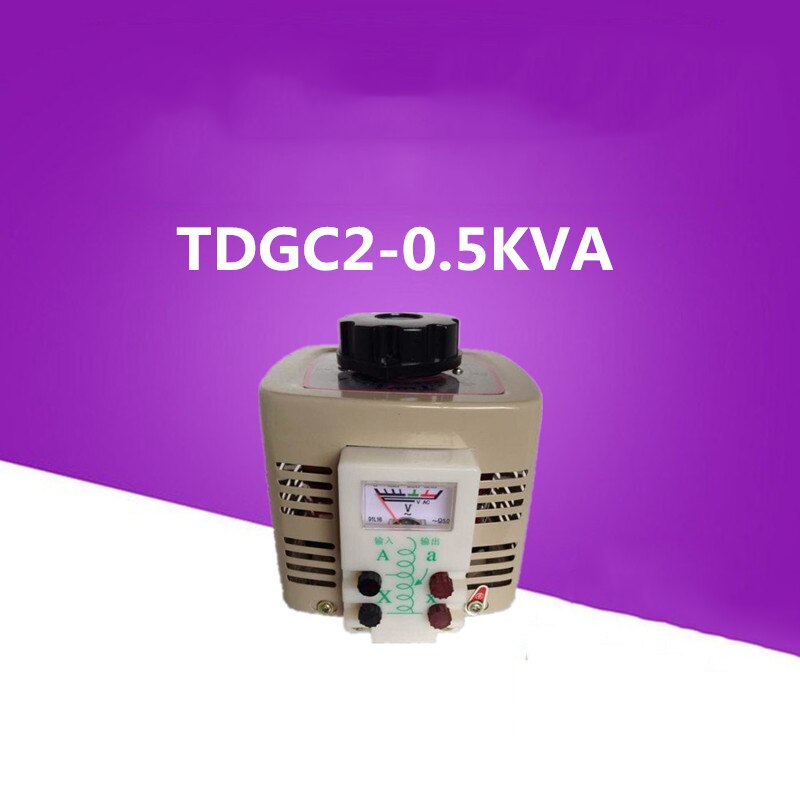 TDGC2-0.5KVA AC Variable Digital Voltage Adjustable Regulator Transformer 2A 500w 220v Single-phase 0-250V Power Supplies