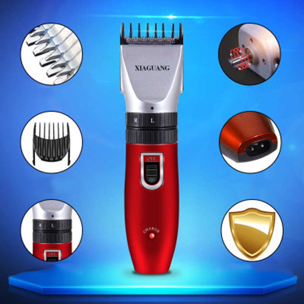 Hair Clippers Barber Haircut Metal Electric Cordless Hair Grooming Home Haircut Maquina De Cortar Cabello