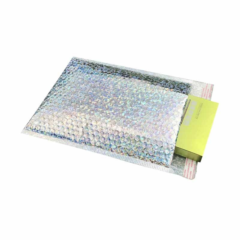 Blue Aluminized Film Bubble Envelope Mailer Cosmetics Clothing Valuables Protect Shockproof Padded Packaging Bags