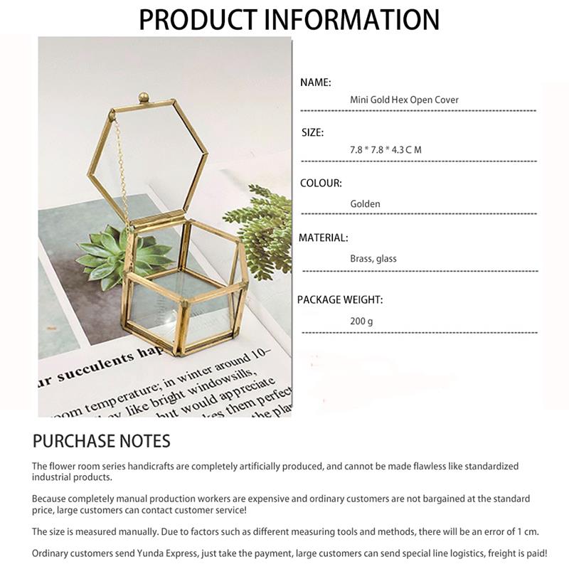 Geometrische sieradendoos van helder glas, sieradenhouder, trouwringhouder, ketting, armbanden, oorbellen, sieradenopslag