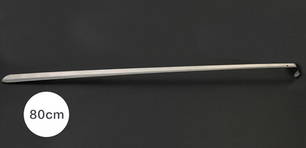 Edelstahl schuhlöffel 15-80 cm 7 größen schuhlöffel Schuh heber schuh Zubringer metall schuh Auszieher: 80CM