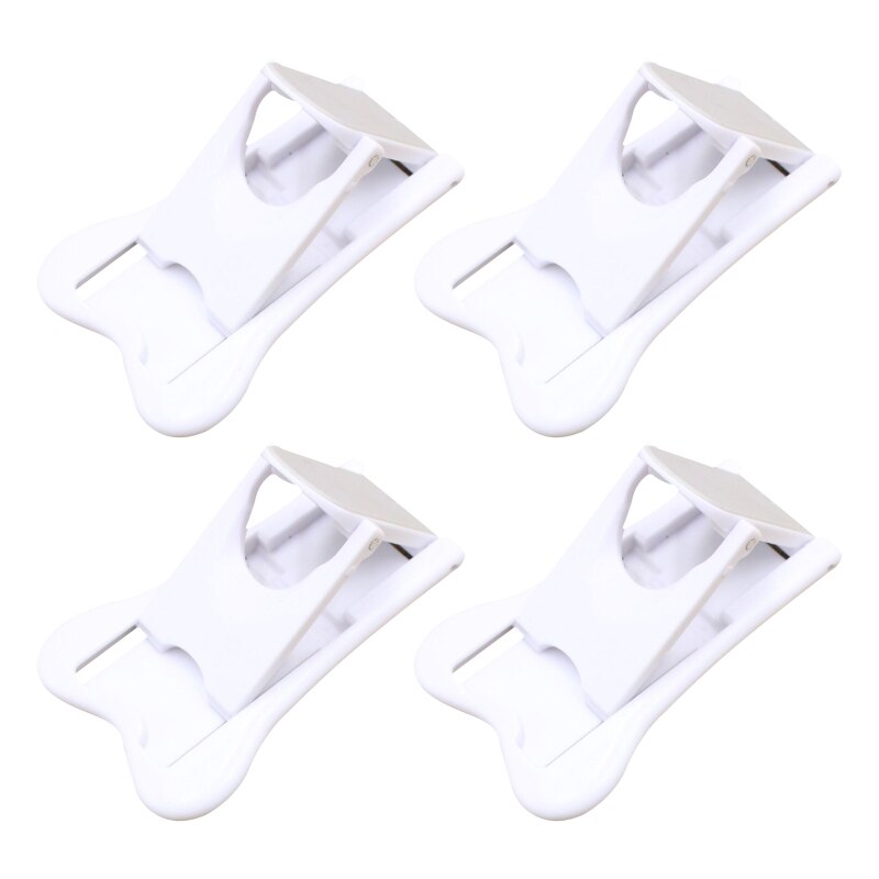 4 pièces de serrures de porte de sécurité Anti-pincement ABS pour bébé, protection de doigt de serrure de fenêtre Mobile: Default Title