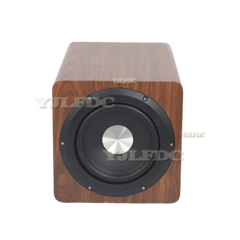 High-power 100W Subwoofer Home Theater Hi-fi Super Bass 6.5-inch Wooden Active Subwoofer 110V-220V Wide Voltage Speakers