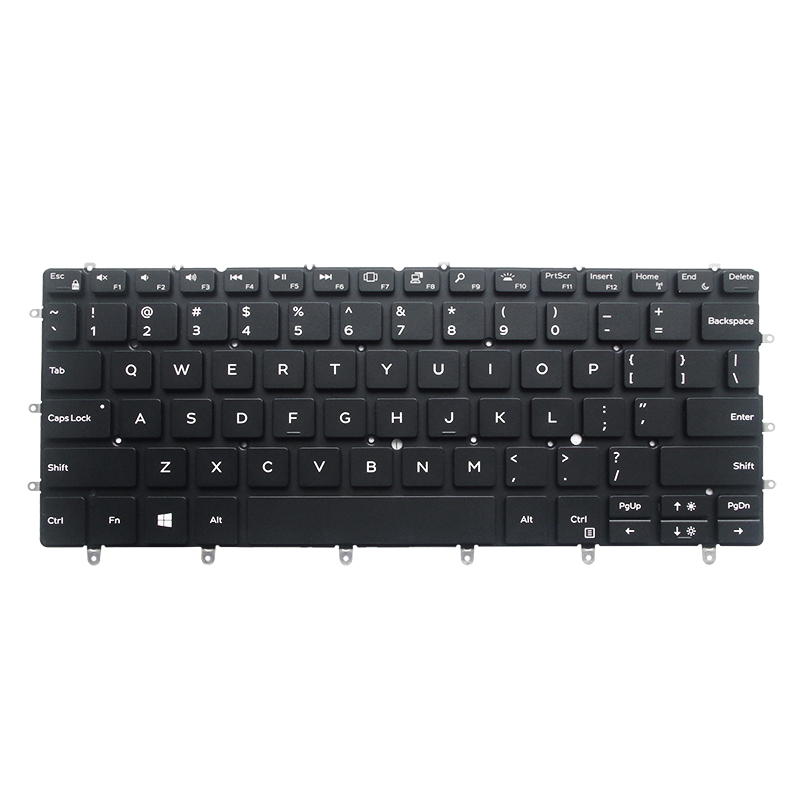 English keyboard For DELL XPS 13 9370 13-9370 13-9370-D1705S 9317 13-9380 laptop keyboard US BLACK notebook keyboard